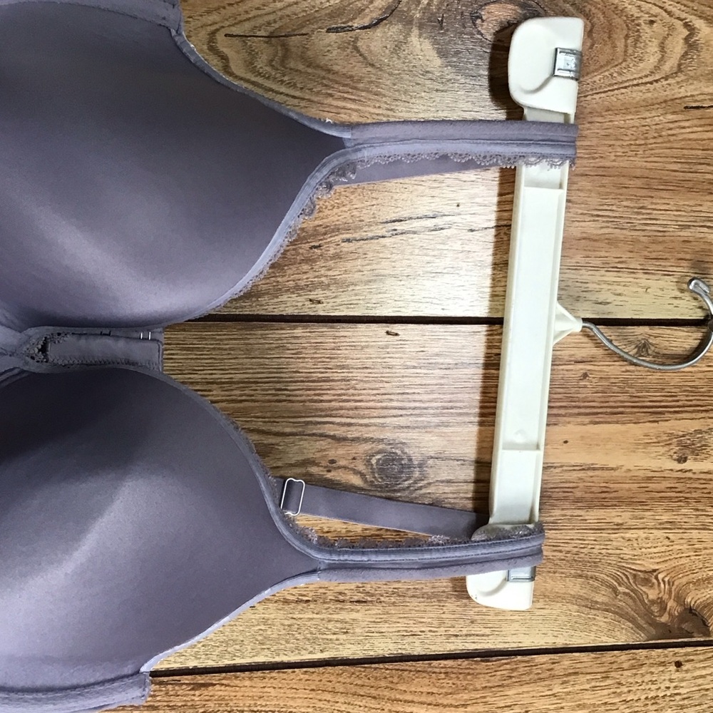 2/$25 Victoria's Secret 38E (DD) Lavender Lace-Trim T-Shirt Bra - Picture 12 of 15